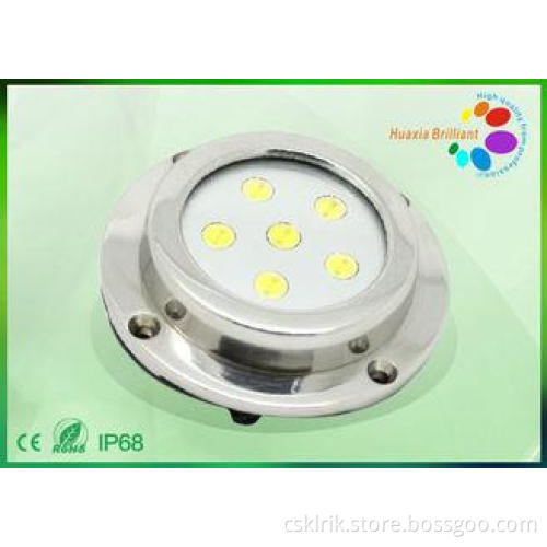 6W Waterproof LED Boat Lights with Stainless Steel and Long